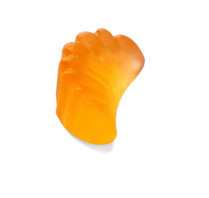 オイルのコーティングのフルーツの定形粘着性キャンデー、チュアブル粘着性のビタミンのオレンジの味