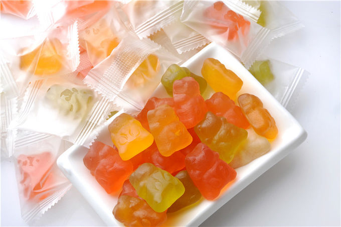 おいしい混合されたフルーツの粘着性くま/包まれる粘着性くまの菓子の個々の袋